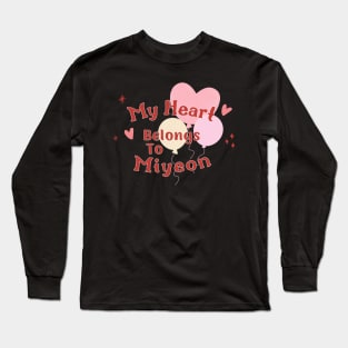 My Heart Belongs To Miyeon (G)I-dle Long Sleeve T-Shirt